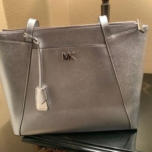 Brand new, never used Michael Kors silver metallic